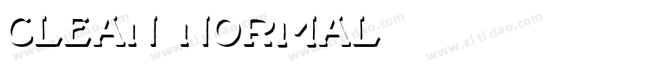 Clean Normal字体转换